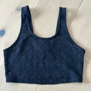 Topshop Lace Crop Top